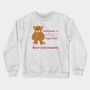 Awareness is Beary Important! Crewneck Sweatshirt